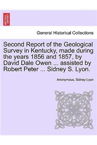 Second Report of the Geological Survey in Kentucky, Made During the Years 1856 and 1857, by David Dale Owen ... Assisted by Robert Peter ... Sidney S. Lyon.