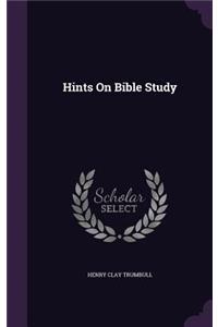 Hints on Bible Study