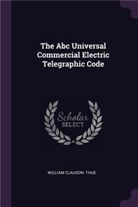 Abc Universal Commercial Electric Telegraphic Code