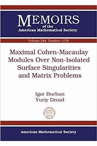 Maximal Cohen-Macaulay Modules Over Non-Isolated Surface Singularities and Matrix Problems