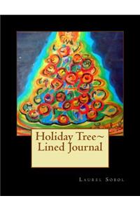 Holiday Tree Lined Journal
