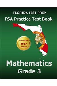 Florida Test Prep FSA Practice Test Book Mathematics Grade 3
