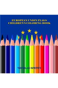 European Union Flags - Children's Coloring Book
