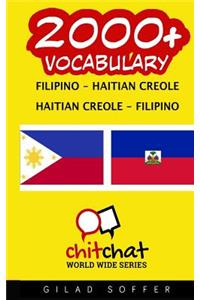 2000+ Filipino - Haitian Creole Haitian Creole - Filipino Vocabulary