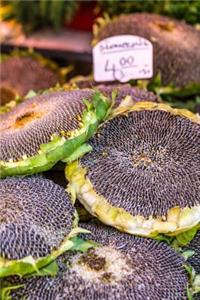 Sunflowers with Seeds in the Farmers Market Journal