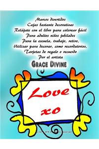 Marcos divertidos Cajas bastante decorativas Relájate con el libro para colorear fácil Para adultos niños jubilados Para la escuela, trabajo, retiro, Utilizar para decorar, como recordatorios, Tarjetas de regalo o recuerdo Por el artista Grace Divi