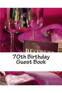 70th Birthday Guest Book