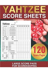 Yahtzee Score Sheets