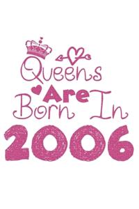 Queens Are Born In 2006 Notebook