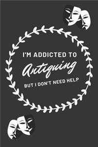 Antiquing Notebook Black&White Cover