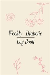 Weekly Diabetic Log Book