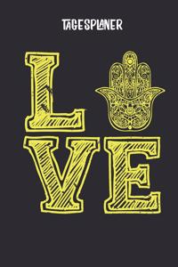 Tagesplaner mit Hasma Mandala Hand