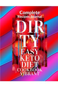Complete Recipes Journal dirty