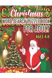 Christmas Word Search Puzzle book For Adult