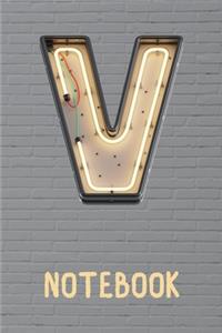 V Initial Letter Notebooks