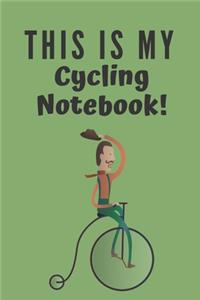 This is my cycling notebook!