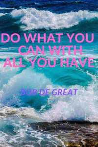 Do What You Can with All You Can: Motivational Notebook, Diary Journal (110 Pages, Graph, 6x9)