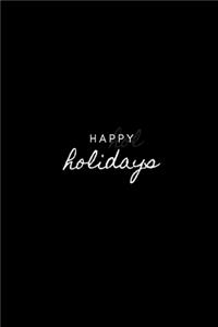 Happy Holidays NoteBook