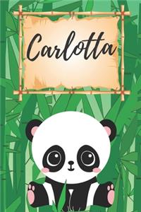 personalisiertes Notizbuch Panda / Malbuch / Kritzelbuch / Tagebuch / Journal / Notizheft / DIN A5 / Geschenke