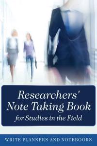 Researchers' Note Taking Book for Studies in the Field