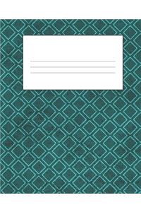 Turquiose Composition Notebook