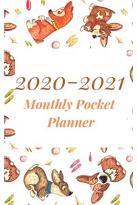 2020-2021 Monthly Pocket Planner