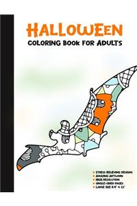 Halloween Coloring Book for Adults
