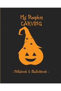 My Pumpkin Carving Notebook & Sketchbook