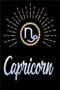Capricorn Star Sign Notebook