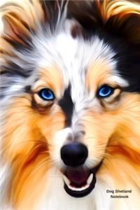 Dog Shetland Notebook