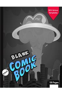 Blank Comic Book for Kids with Various Templates