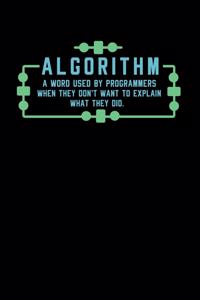 Algorithm A Word Used By Programmers When They Don't Want To Explain What They Did