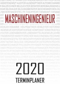 Maschineningenieur - 2020 Terminplaner