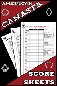 American Canasta Score Sheets