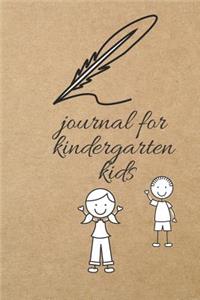 Journal for Kindergarten Kids