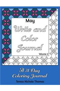 May Write and Color Journal - Volume 2