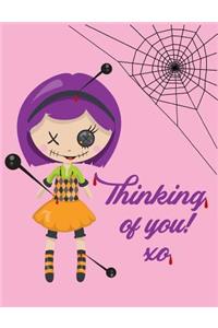 Thinking of You Composition Notebook