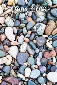 Diary: Pebbles - Bespoke, Personalised Desk Diary. Contact Us If You Would Like Your Own Image, Name or Other Text on a Book.