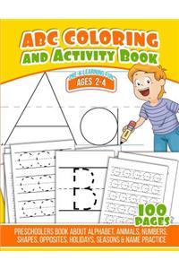 ABC Coloring And Activity Book