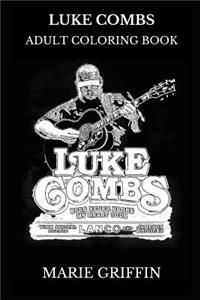 Luke Combs Adult Coloring Book