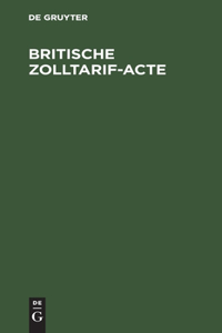 Britische Zolltarif-Acte