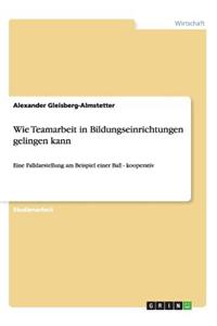 Wie Teamarbeit in Bildungseinrichtungen gelingen kann