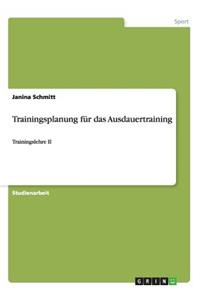 Trainingsplanung für das Ausdauertraining