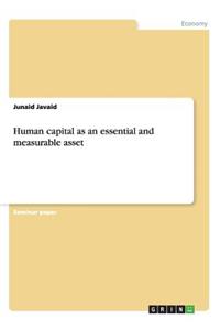 Human capital as an essential and measurable asset