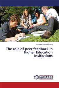 role of peer feedback in Higher Education Institutions in Fiji