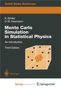 Monte Carlo Simulation in Statistical Physics