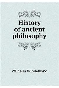 History of Ancient Philosophy