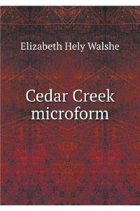 Cedar Creek Microform