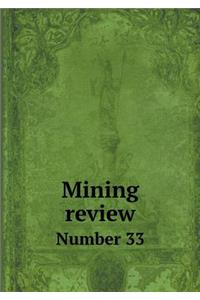 Mining Review Number 33