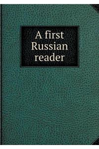 A First Russian Reader
